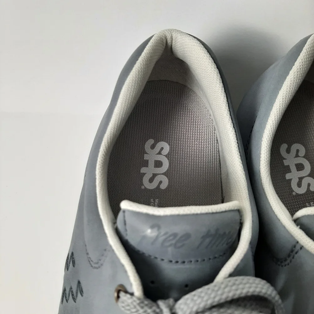 SAS Women's Free Time Walking Shoes Grey Size 10.5N